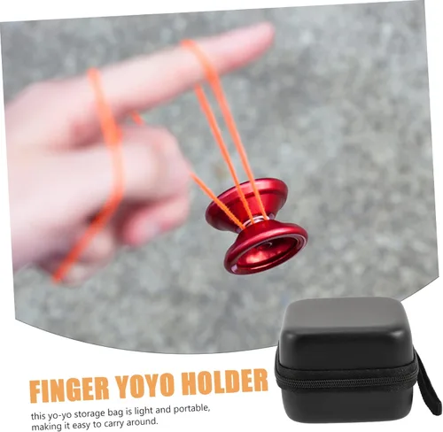 Miniatura 4 de TOYANDONA 2 piezas Yoyo Mini Caso Niños y Niñas Bolsa de Almacenamiento de Bola Yoyo Holder Bolsa de transporte Paquete de Electrónica Portátil