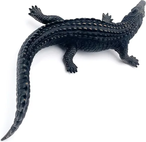 Miniatura 2 de Gemini&Genius Juguetes de Cocodrilo, Mundo de Vida Silvestre Animales de Plástico Suave Animales de la Selva Figura de Acción de Caimán Excelente