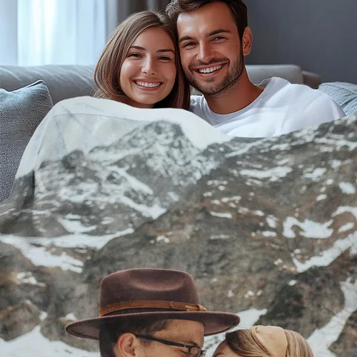 Miniatura 4 de PUREFLY Manta Personalizada con Texto y Fotos, Mantas Personalizadas Regalos para Esposo Esposa Novia Novio Cumpleaños Aniversario Boda San Valentín