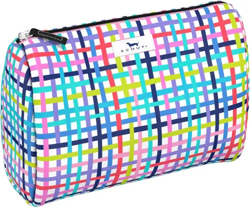 Miniatura 9 de SCOUT Packin' Bolsa de maquillaje térmica, gran bolsa de aseo y maquillaje resistente al agua para mujeres, con cierre de cremallera