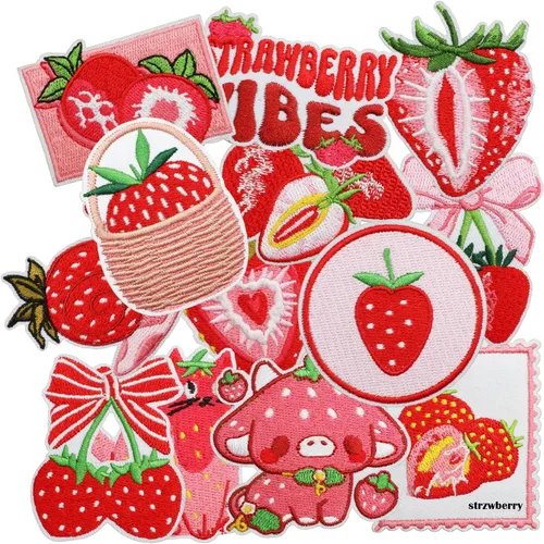 Miniatura 75 de 24 parches retro bohemios para planchar o coser, bonitos apliques bordados femeninos, decoración de moda para ropa, sombrero, bolso, vestido, Planta