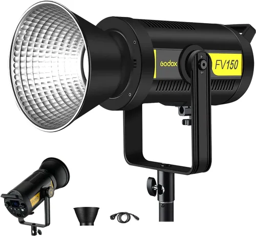 Godox FV150 - Luz LED flash de 150 W 2.4G, sincronización de alta velocidad 1/8000s, CRI96+, TCLI 96+, 12000LUX, 5600 K ± 200 K, 8 modos de efectos