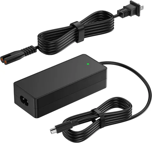 VHBW Cargador de 42V 2A para batería de scooter de iones de litio de 36V, enchufe DC ID de 0.315 in OD 0.197 in, para Bird Air/Flex/One, Xiaomi