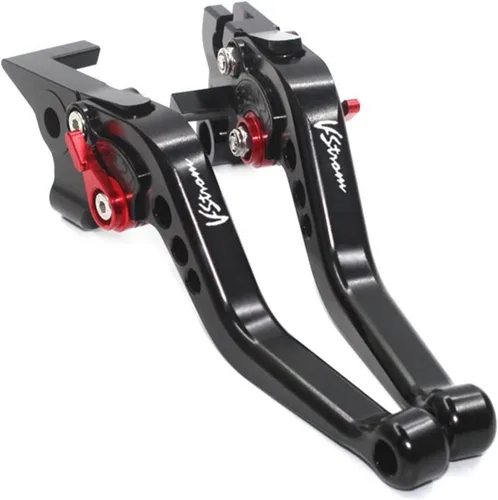Accesorios de motocicleta CNC Palancas de embrague de freno corto con logotipo para Suzuki DL650 para V-Strom DL 650 para V Strom 2011 2018 (Color :