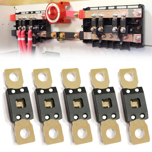 Miniatura 33 de PTT 2PACK MEGA/AMG 300Amp, 32V, Retardo de tiempo, Fusible de montaje de espárrago de alta corriente - Atornillado - Automotriz/Marina