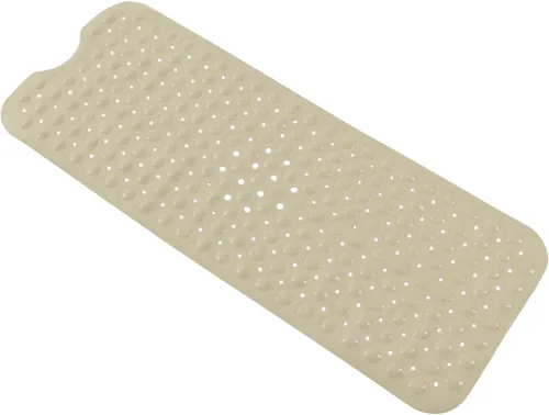Miniatura 32 de Almohadilla de ducha antideslizante para bañera, 21 x 21 pulgadas, suave, de gran tamaño, lavable a máquina, con orificios de drenaje, ventosa