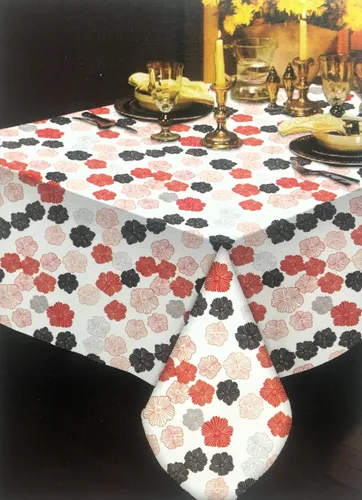 Miniatura 10 de Better Home Mantel de cocina con diseño de pera de manzana, tela resistente con parte trasera de franela, 52 x 70 pulgadas, oblongo