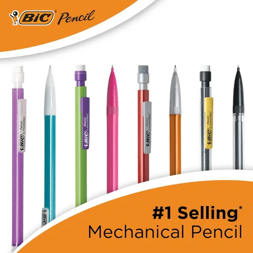 Miniatura 7 de BIC Xtra-Strong - Lápiz mecánico, barril colorido, punta gruesa (0.9 mm), 48