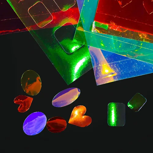 Miniatura 4 de 6 hojas de calcomanías de arte de uñas en relieve dorado 5D, marco geométrico irregular, diseño de calcomanías huecas para uñas, autoadhesivas