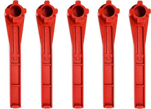 Miniatura 10 de JSP Manufacturing Llave de gas y bung llave de tambor sólido sin chispas (rojo) (1)