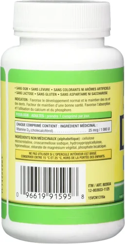 Miniatura 2 de Kirkland Signature Vitamina D3 1000 UI, 360 Tabletas
