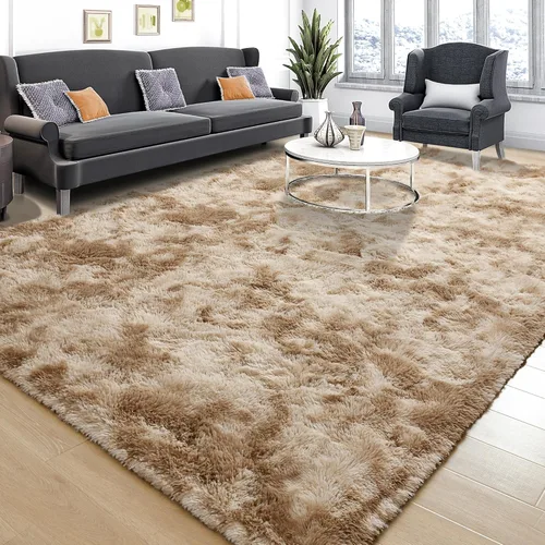 Miniatura 38 de Tepook Alfombras súper suaves y esponjosas para sala de estar, alfombras de área de 8 x 10 pies para dormitorio, alfombra moderna peluda, alfombras