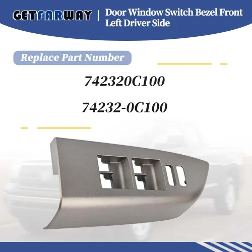 Miniatura 3 de Interruptor de ventana de puerta Bisel delantero izquierdo lado del conductor para Toyota Tundra/Sequoia 2007 2008 2009 2010 2011 2012 2013 2013