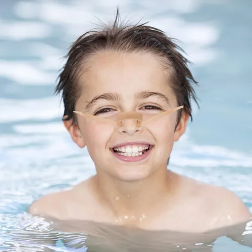 Miniatura 7 de BESPORTBLE Clip de nariz de natación, clip de nariz de natación con cuerda, cómodo tapón de nariz para niños y adultos, 1 unidad