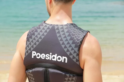 Miniatura 7 de poesidon - Chaleco salvavidas para adultos, estampado geométrico legendario, ideal para cualquier deporte acuático, unisex, para kayak, remo, SUP
