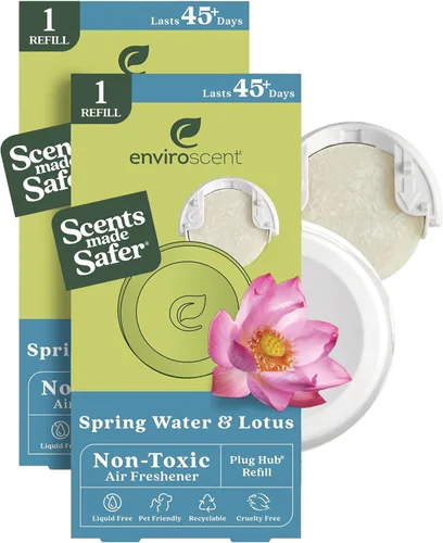 Miniatura 14 de Enviroscent Recambios de ambientador no tóxico (té de lavanda y miel) Ambientador enchufable para el hogar Recambios de aceite esencial