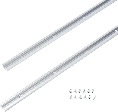 Miniatura 13 de T-Track Abrazaderas de sujeción, 6-3/8 pulgadas de largo x 1-1/4 pulgadas de ancho - carpintería y abrazaderas - anodizado con chorro de arena fina