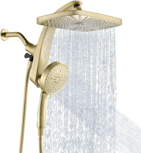 Miniatura 10 de BOZYBO Rain Shower Head with Handheld: High Pressure Shower Heads with Handheld Spray Combo, 12" Rainfall Shower Head and 9 Sprays Hand Showerheads
