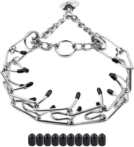 Miniatura 10 de Collar de punta para perro, collar de entrenamiento ajustable para perros con hebilla de liberación rápida para perros pequeños, medianos y grandes