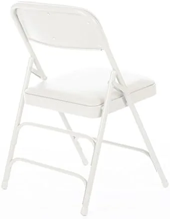 Miniatura 4 de Silla plegable tapizada de vinilo serie XL (paquete de 4) – Asiento y respaldo acolchados resistentes de 1.25 pulgadas de grosor, triple apoyo