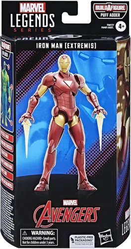 Miniatura 5 de Marvel Legends Series: Iron Man (Extremis) - Figura de acción coleccionable de cómic clásico de 6 pulgadas, más de 4 años