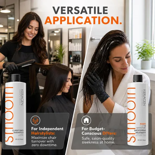 Miniatura 4 de Keragen - Tratamiento alisador de queratina brasileña, cabello seco y dañado
