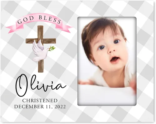 Miniatura 19 de Lifesong Milestones Marco de fotos personalizado para bautizo, regalos de bautismo para niñas, niños, padrinos, regalos de baby shower, baby shower