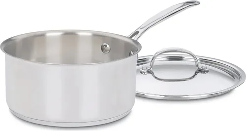 Cuisinart Cacerola con tapa, colección de utensilios de cocina Chef's-Classic de acero inoxidable, 3 cuartos, 7193-20 3 cuartos de galón
