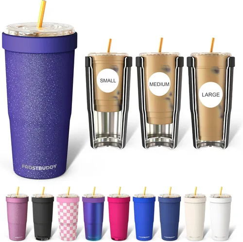Miniatura 29 de Frost Buddy Togo Buddy 30oz Stainless Steel Vacuum Insulated Tumbler To Go Coffee Cup – Iced Coffee Sleeve, Travel Mug, Thermal Cup for Hot & Cold