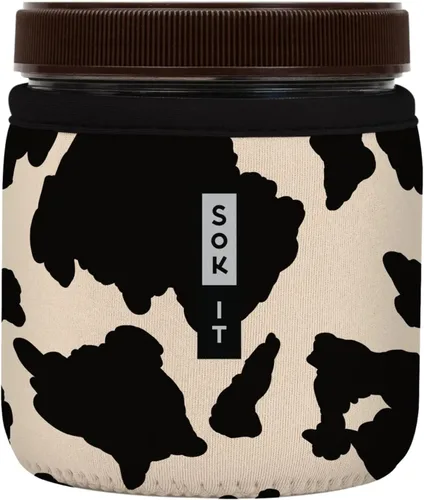 Miniatura 121 de Sok It IceCreamSok - Funda de neopreno aislada (flores abstractas, pintas de helado cónicas)