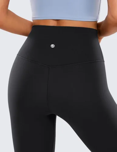Miniatura 48 de CRZ YOGA Leggings de entrenamiento para mujer con sensación de desnudez cepillada de 25 pulgadas, pantalones de yoga de compresión de cintura alta