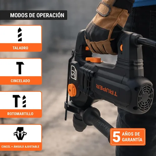 Miniatura 6 de Rotomartillo electropneumática SDS plus 5.0 Joules