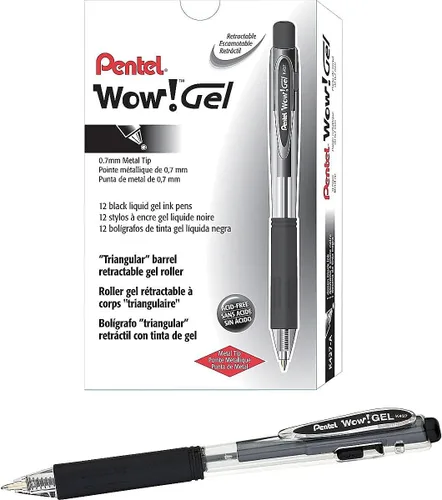 Miniatura 2 de Pentel 001 - Bolígrafo para escribir, Negro Paquete de 1