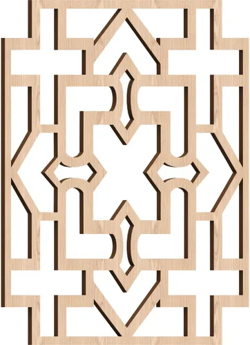 Miniatura 13 de Wise Paneles decorativos de madera con calado, extra pequeños, 7 3/8 pulgadas de ancho x 7 3/8 pulgadas de alto x 1/4 pulgadas de alto, roble rojo