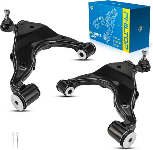 Miniatura 179 de PHILTOP Kit de suspensión delantera de 10 piezas, brazos de control inferiores con juntas de bola, eslabones de extremo de barra estabilizadora