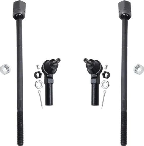 Miniatura 40 de Detroit Axle - 4 barras de acoplamiento delanteras para Kia Forte Koup 14-17, 14-18 Forte Forte5, 4 extremos de barra de acoplamiento exteriores e