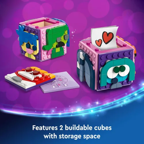 Miniatura 3 de LEGO Disney Inside Out 2 Cubos de Estado de Ánimo de Pixar, Kit de Construcción de Juguetes de Disney de la Película, Divertido Juguete