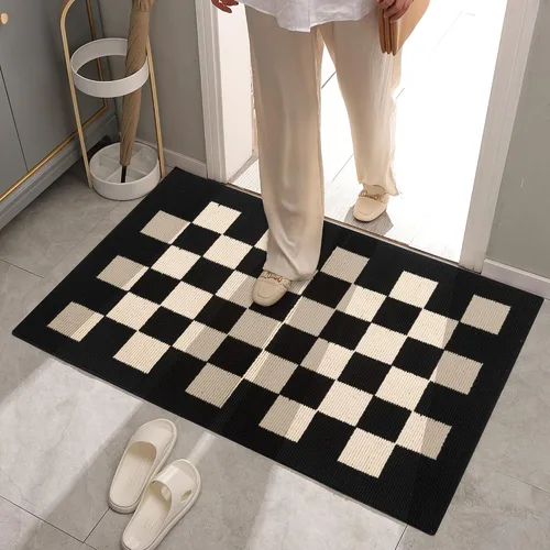 Miniatura 60 de GRANNY SAYS Tapete para puerta, de 32 x 20 pulgadas, tapete de bienvenida para exteriores, antideslizante, absorbe la suciedad para la entrada