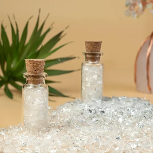 Miniatura 4 de Crocon Chips de cuarzo transparente a granel, piedra natural cruda, piedra preciosa para pulir, pulir, minería, equilibrio de chakras, reiki
