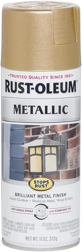 Miniatura 41 de Rust-Oleum 313142 Stops Rust Pintura en Aerosol Metálica, 11 onzas, Bronce Champán