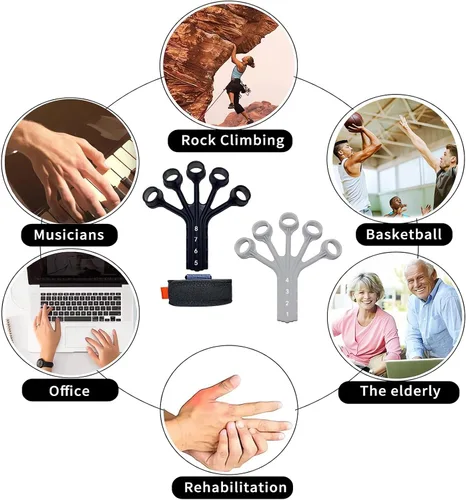 Miniatura 5 de Entrenador de agarre para manos – Gripster 2025 Actualizado Entrenador de fuerza de dedo grueso, más ergonómico y duradero Gripster Entrenador