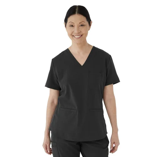 Miniatura 27 de ave. Lex - Blusa médica para mujer, estilo túnica, tela elástica en 4 direcciones, cómoda, de fácil cuidado, uniformes médicos para mujer