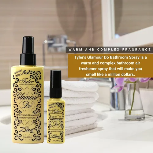 Miniatura 8 de Tyler Diva Glamour Do - Ambientador en aerosol – Eliminador de olores para olores de caca y baño – Eliminador de olores para olores fuertes