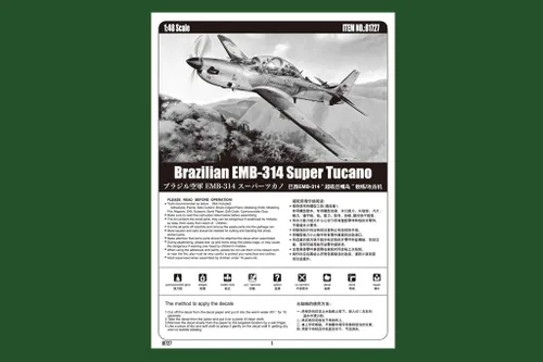 Miniatura 9 de Hobby Boss Brasileño EMB-314 Super Tucano