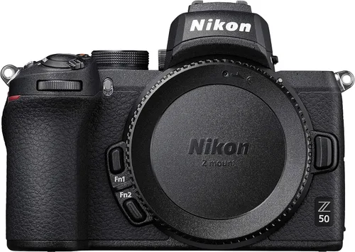 Cámara Nikon Z50 Solo Cuerpo Sin Espejo (AF Híbrido de 209 Puntos, Procesamiento de Imagen de Alta Velocidad, Películas 4K UHD, Monitor LCD de Alta
