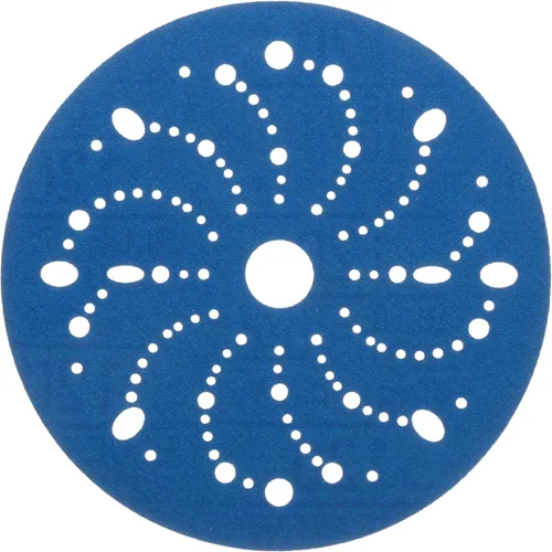 Miniatura 2 de Hookit AMAPR 3M Blue - Disco abrasivo multiagujero, 36174, 6 pulgadas, grado 120, 50 discos por caja