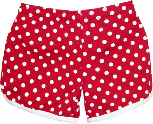 Miniatura 2 de Disney Junior Minnie Mouse - Pantalón corto para mujer, diseño de lunares rojos