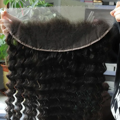 Miniatura 52 de BEEOS Encaje frontal real HD de 13 x 4 pulgadas, encaje frontal ultra fino invisible HD vívido limpio pre-arrancado cabello humano lacio sedoso
