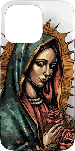 Miniatura 30 de Funda para iPhone 12 Pro Max Virgen De Guadalupe Católica Virgen De Guadalupe