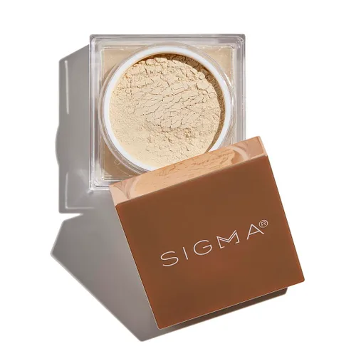 Miniatura 4 de Sigma Beauty Polvo de ajuste suave de enfoque: polvo sedoso y ligero para fijar el maquillaje, el polvo difuminador reduce el aspecto de los poros